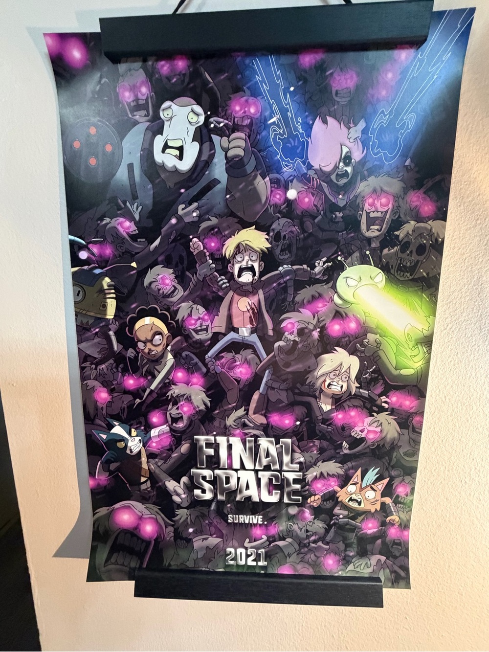 RARE 2021 PROMO Final Space Show Poster 17x11